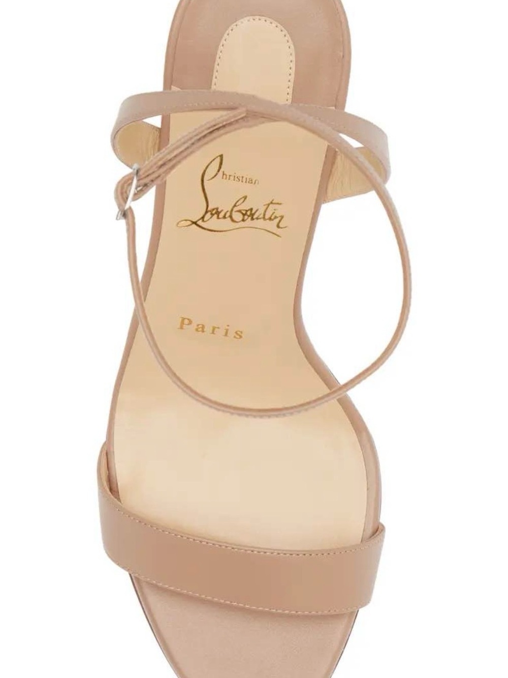 Christian Louboutin Loubigirl 100mm Leather Heels - Picture 2 of 5
